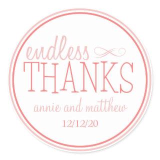 Endless Thanks Labels (Blush / Terra Cotta)