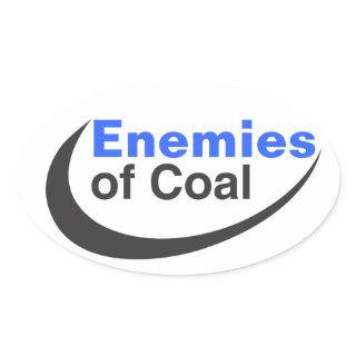 Enemies of Coal Oval Sticker