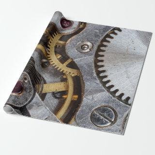 Engine Cogwheel Gears Decoupage