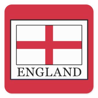 England Square Sticker