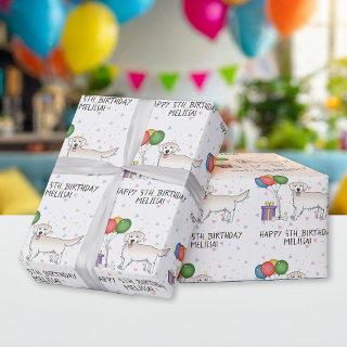 English Cream Golden Retriever Cute Dog - Birthday