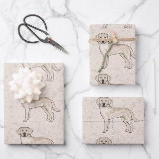 English Cream Labrador Retriever Lab Dog Pattern  Sheets