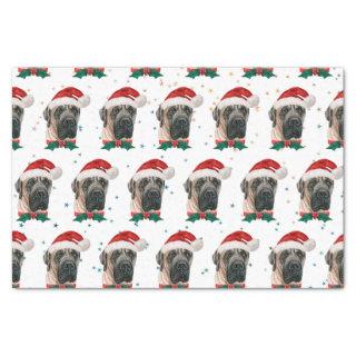 English Mastiff Dog Breed Christmas Tissue Paper