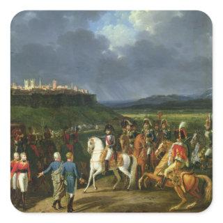 English Prisoners at Astorga Presented to Square Sticker