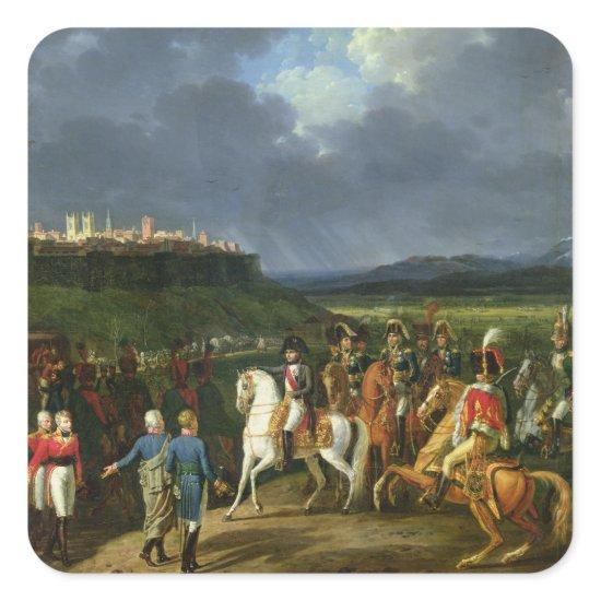 English Prisoners at Astorga Presented to Square Sticker