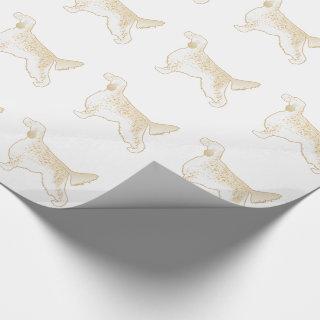 English Setter Dog Breed Illustration Silhouette