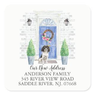 English Springer Spaniel Door New Address Label