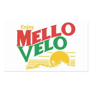 Enjoy Mello Velo Rectangular Sticker