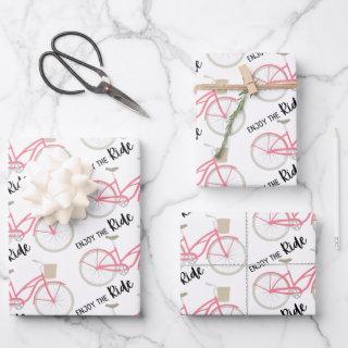 Enjoy The Ride Bicycle  Sheets