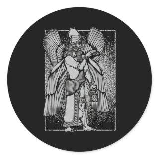 Enlil Elil Ancient Sumerian God Anunnaki Gilgamesh Classic Round Sticker