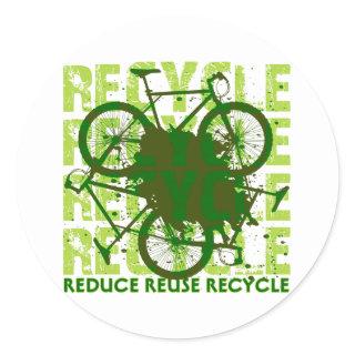 Environmental reCYCLE Classic Round Sticker