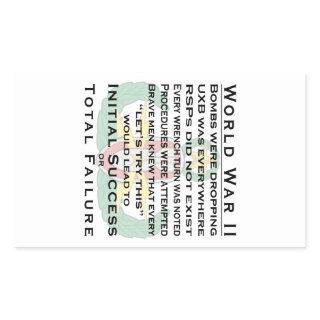 EOD Master WWII Rectangular Sticker