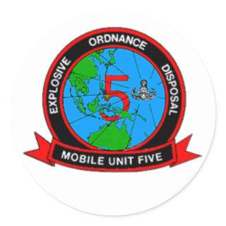 EODMU5 CLASSIC ROUND STICKER