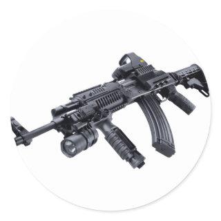 EOTech Sighted Tactical AK-47 Assault Rifle Sticke Classic Round Sticker