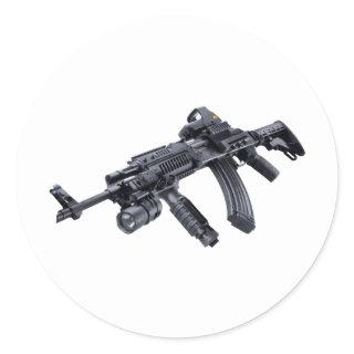 EOTech Sighted Tactical AK-47 Assault Rifle Sticke Classic Round Sticker