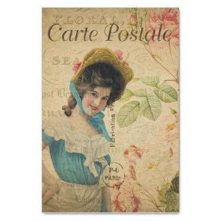 Ephemera Beautiful Actress Mabel Rowland Decoupage Tissue Paper