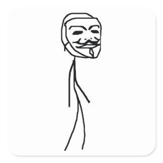 Epic Fail Guy Rectangle Stickers