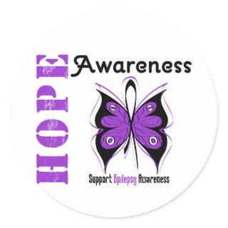 Epilepsy HOPE Awareness Classic Round Sticker
