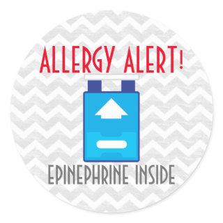 Epinephrine Allergy Alert Stickers