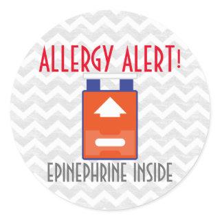 Epinephrine Allergy Alert Stickers