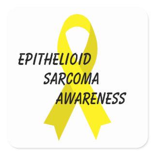 Epithelioid Sarcoma Awareness Ribbon by Janz Square Sticker