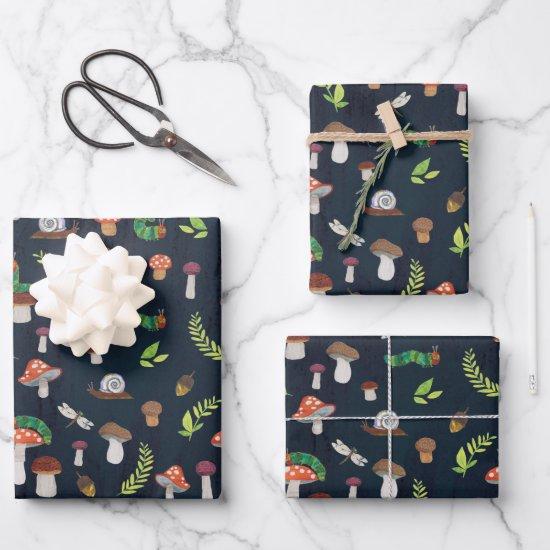 Eric Carle | Bugs and Mushrooms Pattern  Sheets