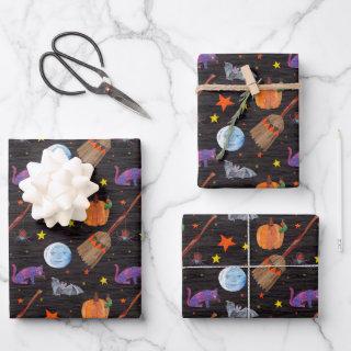Eric Carle | Caterpillar Black Halloween Pattern  Sheets