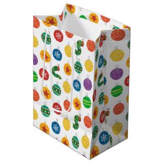 Eric Carle | Caterpillar Christmas Pattern Medium Gift Bag