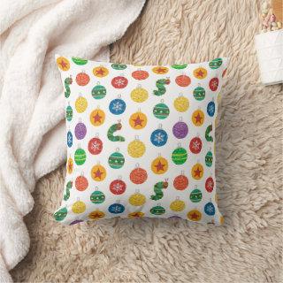Eric Carle | Caterpillar Christmas Pattern Throw Pillow