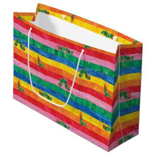 Eric Carle | Caterpillar Rainbow Stripe Pattern Large Gift Bag