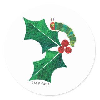 Eric Carle | Christmas Caterpillar Classic Round Sticker