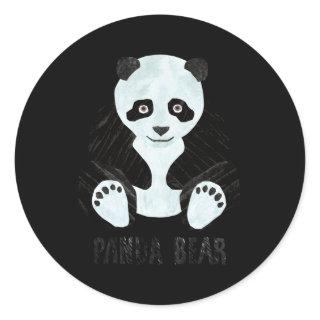 Eric Carle Panda Bear Classic Round Sticker
