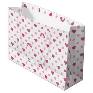 Eric Carle | Valentine Heart Polka Dot Pattern Large Gift Bag