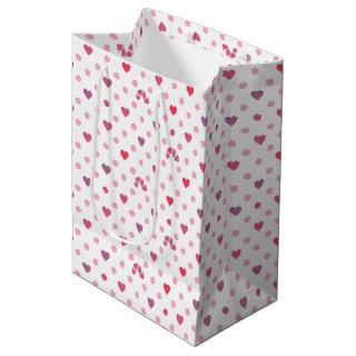 Eric Carle | Valentine Heart Polka Dot Pattern Medium Gift Bag