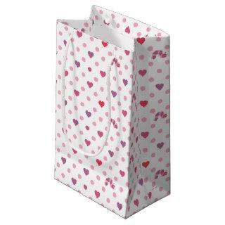 Eric Carle | Valentine Heart Polka Dot Pattern Small Gift Bag