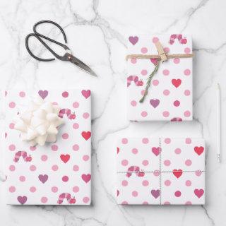 Eric Carle | Valentine Heart Polka Dot Pattern  Sheets