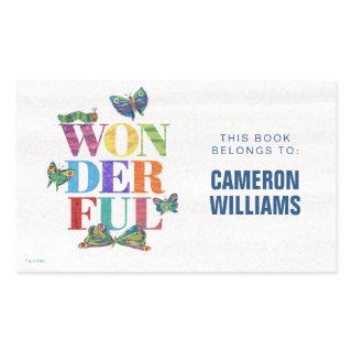 Eric Carle | Wonderful Rectangular Sticker