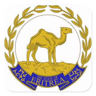 eritrea square sticker