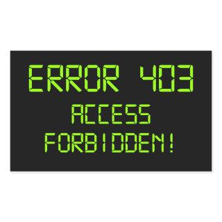 Error 403 Sticker