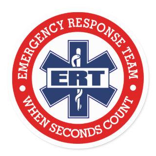 ERT Emergency Response Team Classic Round Sticker