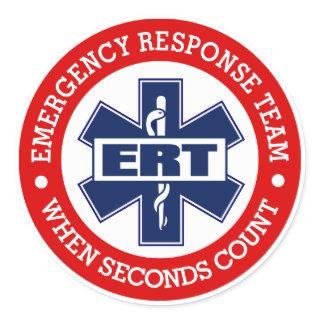 ERT Emergency Response Team Classic Round Sticker