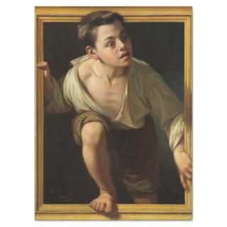 Escaping Criticism by Pere Borrell Del Caso Tissue Paper