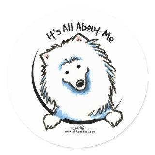 Eskie Its All About Me Classic Round Sticker