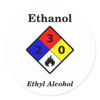 Ethanol MSDS Sticker