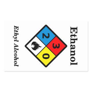 Ethanol MSDS Sticker