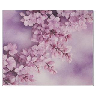 Ethereal Lilac: Watercolor Winter's Embrace