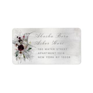 Ethereal Love Wedding RSVP Return Envelope Label