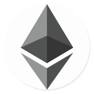 Ethereum Logo Only Classic Round Sticker