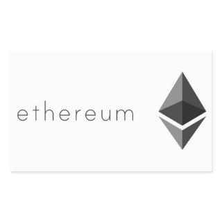 Ethereum Rectangular Sticker