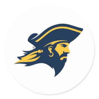ETSU Buccaneer Logo Classic Round Sticker